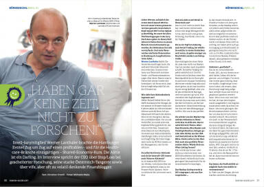 Interview Evotec CEO Werner Lanthaler - Börse Social Magazine #07