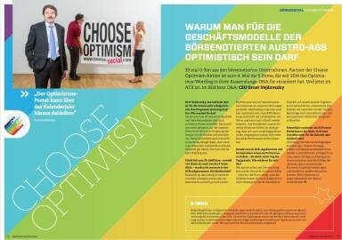 Choose Optimism - Warum man f&uuml;r die Gesch&auml;ftsmodelle der b&ouml;rsenotierten Austro-AGs optimistisch sein darf - B&ouml;rse Social Magazine #09