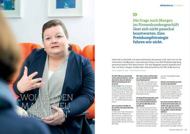 ING-DiBa Austria: „Wollen den Markt neu aufrollen“ - Karin Gregor, Großkunden-Bereichsleiterin bei ING-DiBa Austria