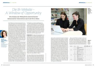 Die IR-Website - A Window of Opportunity - B&ouml;rse Social Magazine #04