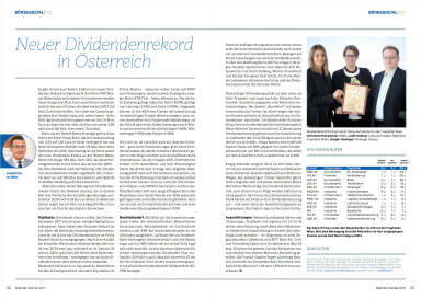 Neuer Dividendenrekord in Österreich - Börse Social Magazine #06