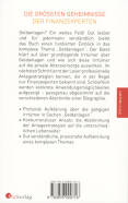 Hinten of book 'Bericht Geschäfts - Gerald Pilz - Geldanl...