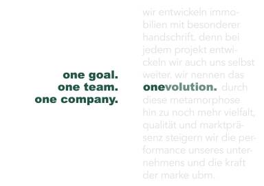 UBM - one goal. one team. one company.