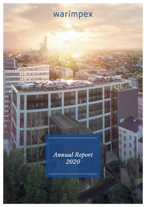 Vorderseite Warimpex Geschäftsbericht 2020