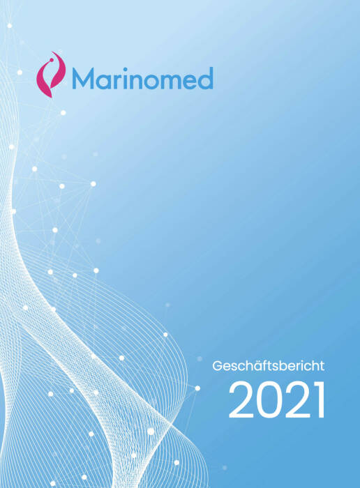 Vorderseite Marinomed Geschäftsbericht 2021