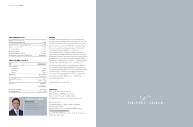Polytec Geschäftsbericht 2013 - Impressum, Manuel Taverne