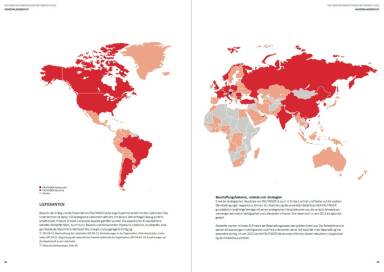 Palfinger Geschäftsbericht 2015 - Lieferanten Weltkarte